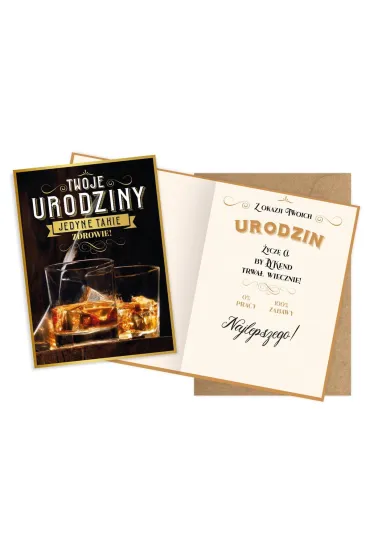 Kukartka Karnet Vision Urodziny