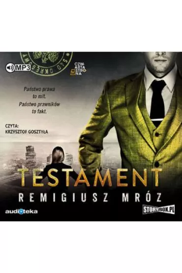 Audiobook Testament. Joanna Chy�ka. Tom 7 CD - Remigiusz Mr�z