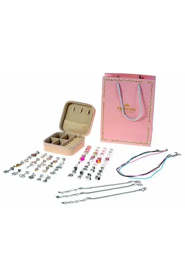 Zestaw do bransoletek w etui + torebka MIX Adar