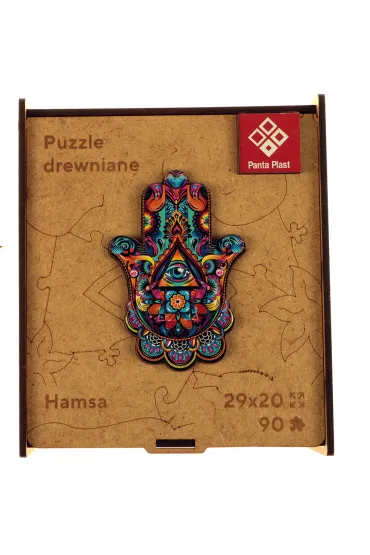 Puzzle 90 drewniane A4 Hamsa Panta Plast