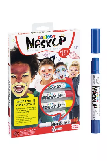 Carioca Kredki do twarzy MaskUP 6 kolor�w