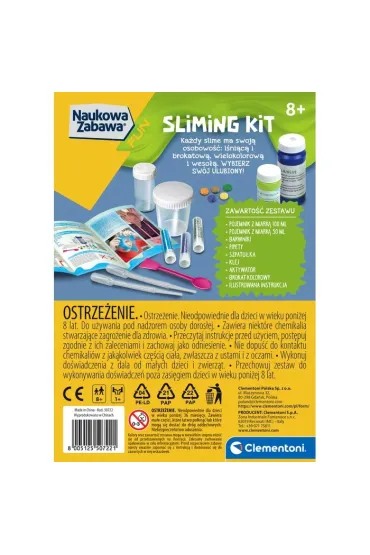 Naukowa zabawa - Do�wiadczenia slime Clementoni