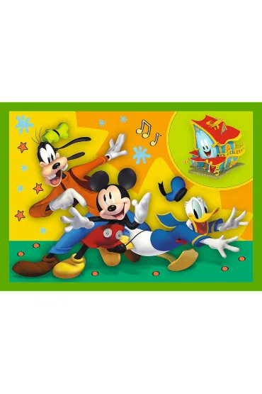 Puzzle 4w1 - W�r�d przyjaci� (12+15+20+24 el.) Trefl