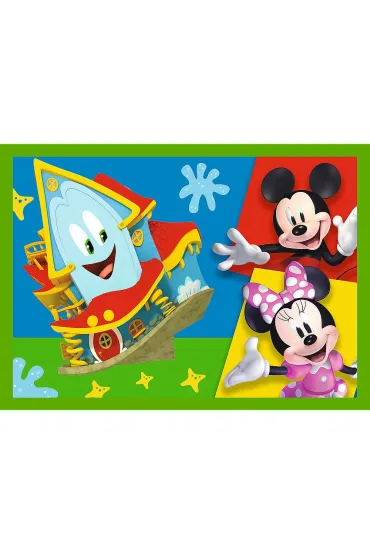 Puzzle 4w1 - W�r�d przyjaci� (12+15+20+24 el.) Trefl