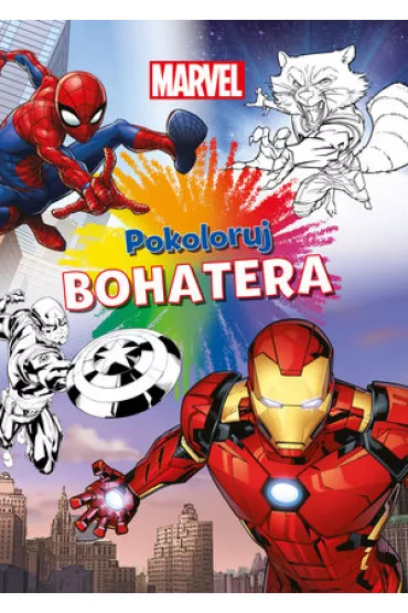 Pokoloruj bohatera. Marvel