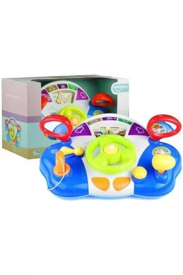 Interaktywna Kierownica Dla Dziecka Panel D�wi�ki LeanToys
