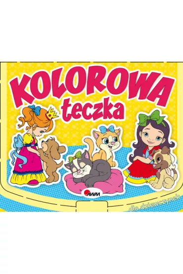 Kolorowa teczka z ksi��eczkami dla dziewczynek