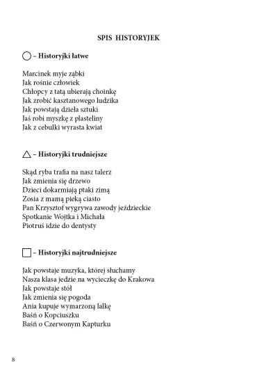 6-Elementowe historyjki obrazkowe