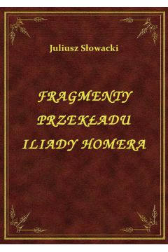 eBook Fragmenty Przekadu Iliady Homera epub