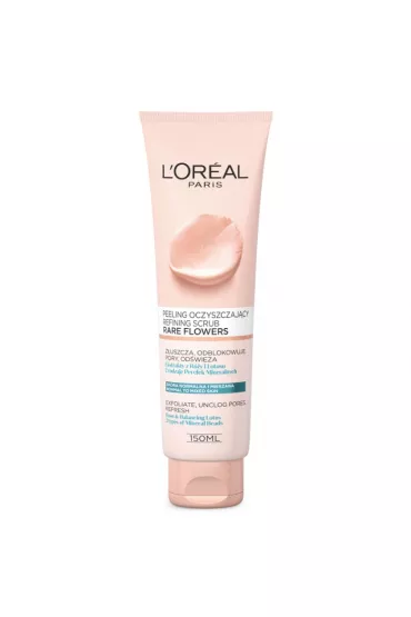 LOreal Paris Skin Expert Rare Flowers peeling oczyszczaj�cy sk�ra normalna i mieszana 150 ml