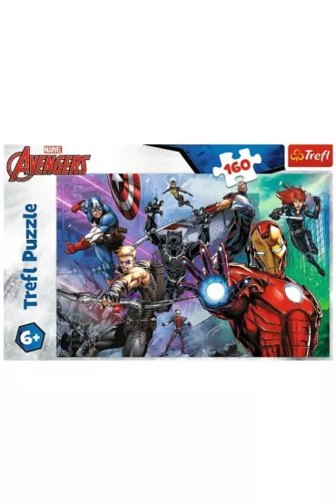 Puzzle 160 Zawsze gotowi bohaterowie TREFL