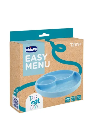Chicco Talerz silikonowy 3-dzielny 12m+
