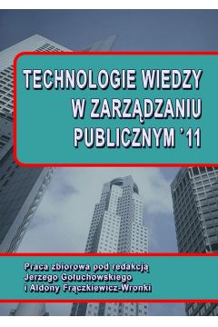 eBook Technologie wiedzy w zarzdzaniu publicznym `11 pdf