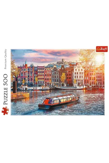 Puzzle 500 el. Amsterdam Holandia Trefl