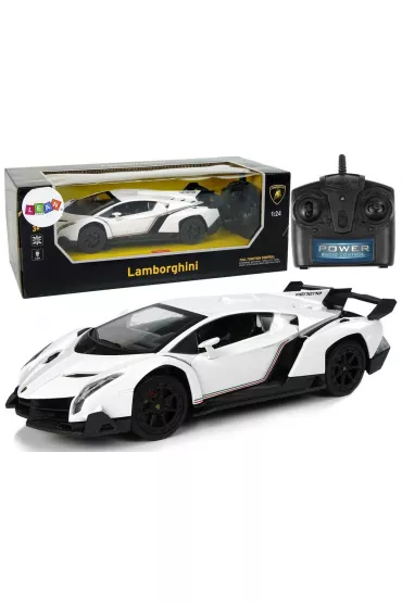Auto zdalnie sterowane1:24 Lamborghini bia�e LeanToys