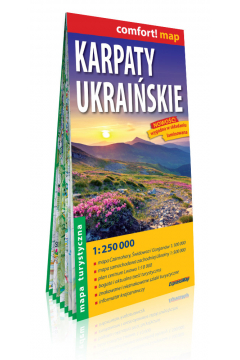 comfort!map Mapa turystyczna Karpaty Ukraiskie 1:250 000