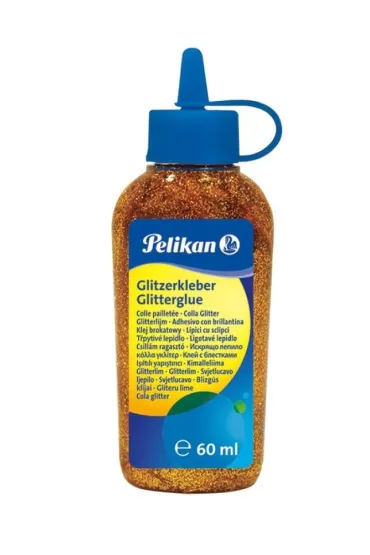 Pelikan Klej z brokatem z�oty 60 ml