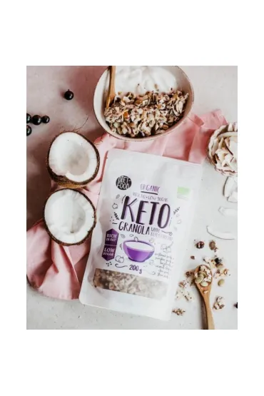 Diet-Food Keto granola - czarna porzeczka 200 g Bio