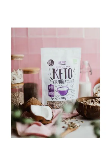 Diet-Food Keto granola - czarna porzeczka 200 g Bio