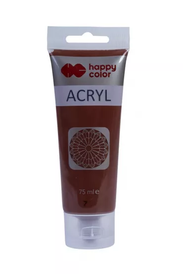 Happy Color Farba akrylowa br�zowa 75ml
