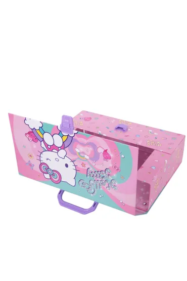 Patio Coolpack, Teczka przestrzenna tekturowa A4 z gumk�  Hello Kitty - Pink 1 (13150PTR)