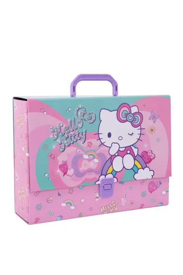 Patio Coolpack, Teczka przestrzenna tekturowa A4 z gumk�  Hello Kitty - Pink 1 (13150PTR)