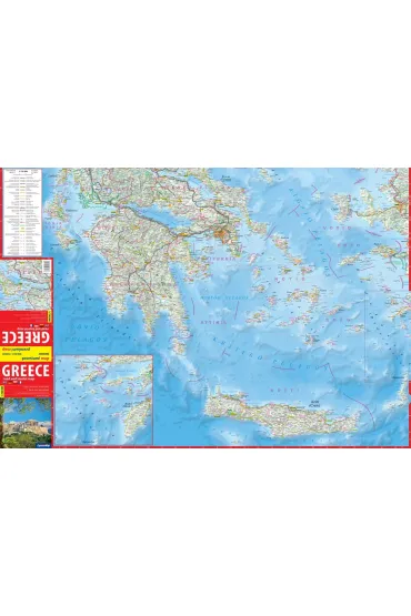 Greece road and tourist map 1:700 000 karton 2023