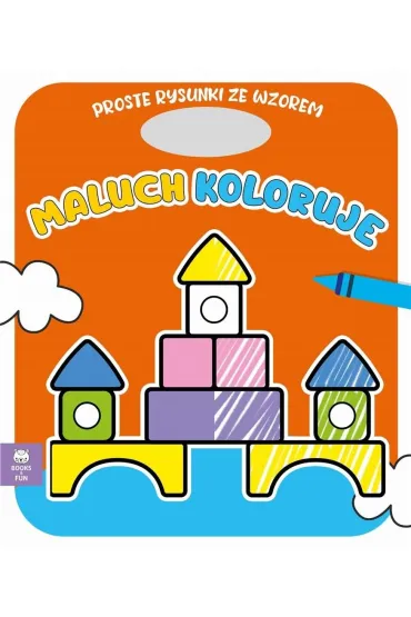 Maluch koloruje. Klocki