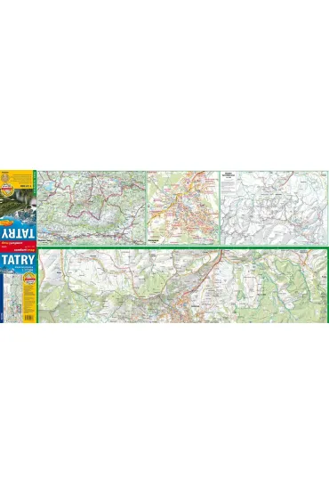 Tatry laminowana mapa turystyczna 1:27 000