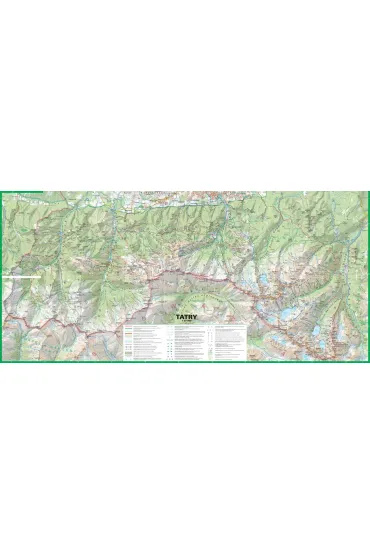 Tatry laminowana mapa turystyczna 1:27 000