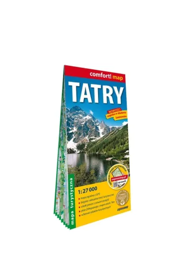 Tatry laminowana mapa turystyczna 1:27 000