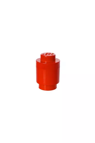 Okrgy pojemnik klocek LEGO Brick 1 Czerwony