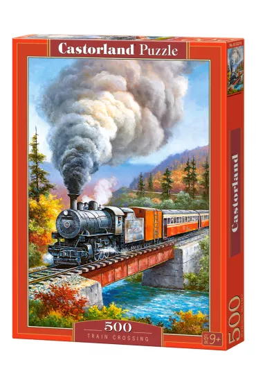 Puzzle 500 el. Poci�g Castorland