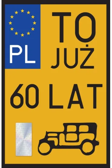 Yeku Karnet Urodziny 60 Zabytek