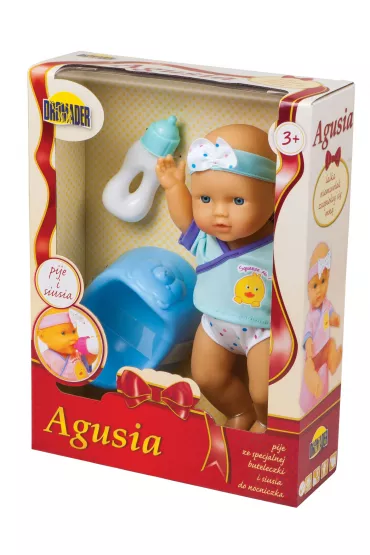 Lalka Agusia pije i siusia 02507 Dromader