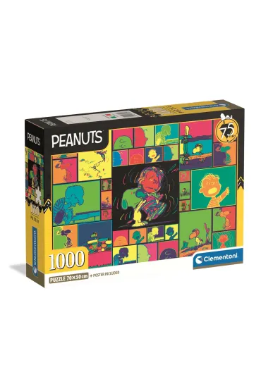 Puzzle 1000 el. Compact Peanuts Clementoni