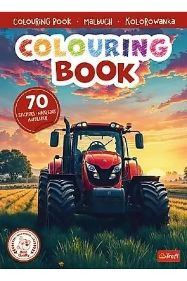 Ci�gniki Kolorowanka z naklejkami