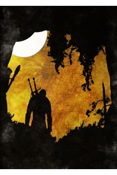 Moonlight Caverns - Wiedmin - plakat 21x29,7 cm