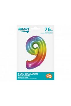 Godan Balon foliowy Smart Cyfra 9 tczowa 76cm CH-STC9