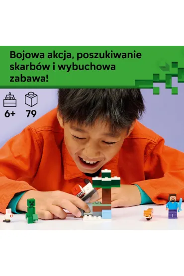 LEGO Minecraft Przygoda Steve'a w tajdze 21583