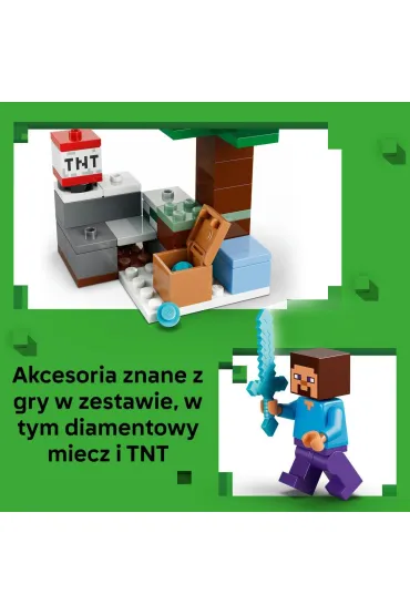 LEGO Minecraft Przygoda Steve'a w tajdze 21583