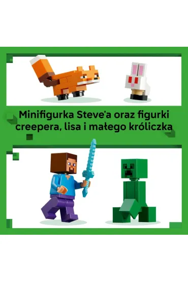 LEGO Minecraft Przygoda Steve'a w tajdze 21583