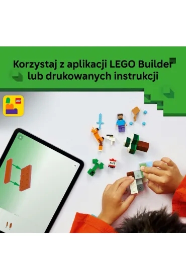 LEGO Minecraft Przygoda Steve'a w tajdze 21583
