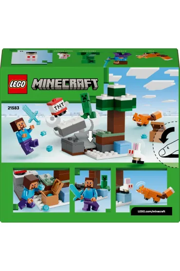 LEGO Minecraft Przygoda Steve'a w tajdze 21583