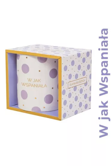 Be-Happy Gifts Kubek prezentowy W jak Wspania�a