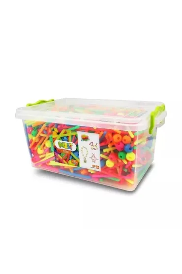 Klocki Meli Stik Neon Edu 1200 szt