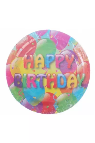 Arpex Talerz papierowy Party Time DC8985 8 szt.