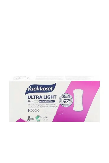 Vuokkoset Ultra Light, Cienkie wk�adki higieniczne 28 szt.