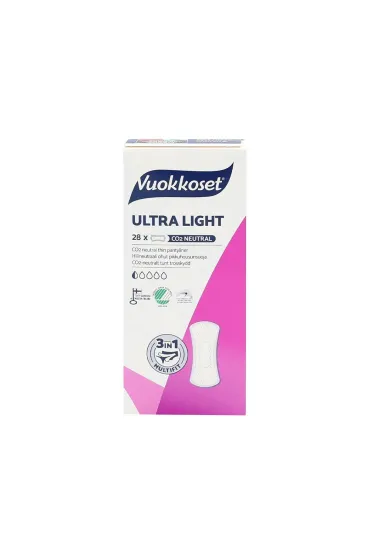 Vuokkoset Ultra Light, Cienkie wk�adki higieniczne 28 szt.