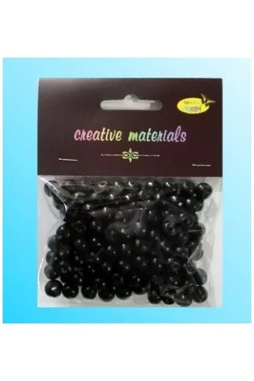 Galeria Hobby Koraliki drewniane czarne 26g